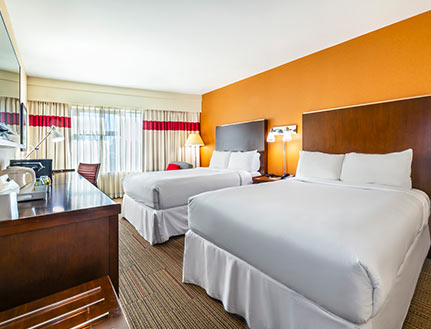 Deluxe Room with Two Double Beds — Grand Park Vancouver Airport Hotel